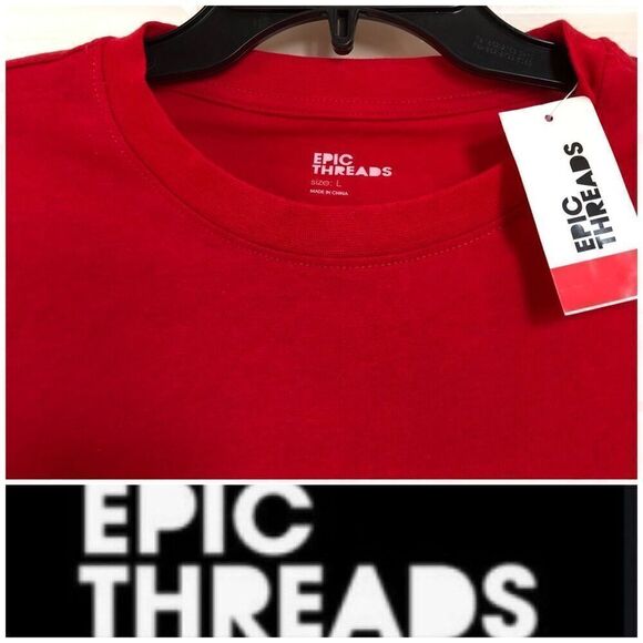 EPIC THREADS - NWT - Little Boys Sz Large Long-Sleeve Crew Neck Tee “Ski Patrol” - Picture 3 of 10